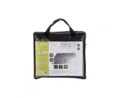 Housse salon de jardin taille S - 175 x 175 x 90 cm - Polyester - gris - Rideaux et stores