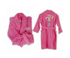Peignoir fille CHARLOTTE AUX FRAISES rose - Linge de bain