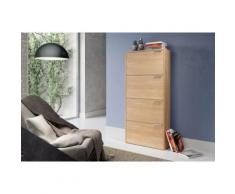 Armoire range-chaussures 4 compartiments ENJOY - Meubles à chaussures
