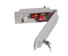 Clapet d'alimentation de gaz avec verrou blanc accessoires barbecue - Ustensiles
