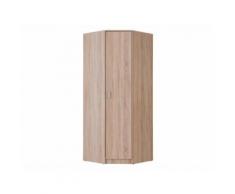 Armoire d'angle OLESSIA - 1 porte - L.80 cm - Chêne - Armoire