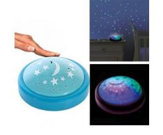 Lampe Veilleuse Push Enfant Bébé - Change de couleur - Bleu - Ampoules à LEDs
