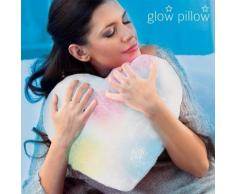 Coussin coeur LED en peluche oreiller veilleuse lumineux - Rideaux et stores