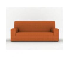 Housse Canapé Ibiza 3 Places Orange - Rideaux et stores