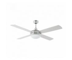 Faro - Ventilateur de plafond lumineux Icaria - Aluminium - Ventilation et climatisation mural
