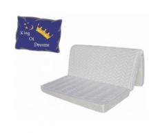 Matelas BZ 15cm 160x200 Latex Naturel 80 Kg/m3 + Poli Lattex Indéformable Souple + Protège Matelas + Oreiller à Mémoire OFFERTS King of Dreams - Matelas