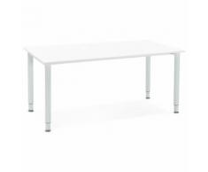 Table de réunion / bureau design 'FOCUS' blanc - 160x80 cm - Tables de réunion
