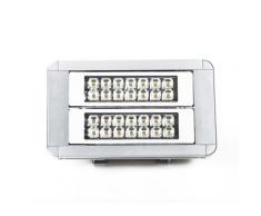 Projecteur LED grande hauteur 80W 376 mm X 223 mm X 95 mm angle 60° 8000lm IP65 4000K, blanc neutre lumière du jour équerres ajustables et câbles 3m inclus - Suspensions et plafonniers