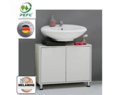 Zamora Meuble Sous Vasque L70Cm Blanc - Objet à poser