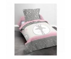 Parure de lit enfant star dancing 140x200 - Linge de lit