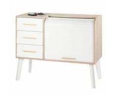 Meuble d'entrée à rideau, 3 tiroirs - ARKOS n°2 - Commodes