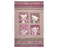 Tapis enfant Kitty Kat par Smart Kids Gris 110x170 - Tapis et paillasson