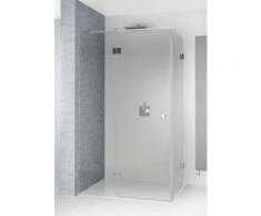 Porte battante de douche universelle RIHO SCANDIC S203 140x90x200 cm en verre clair - Installations salles de bain