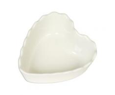 Table Passion - Plat Coeur 18 Cm Gusto Ivoire - platerie, service