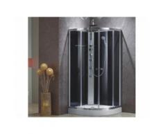Cabine de douche hydromassante d'angle TALULA - 3 jets de massage - pluie tropicale et douchette - Installations salles de bain