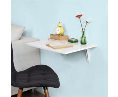 SoBuy® Table murale rabattable Table de Cuisine Enfant 60×P40cm-Blanc,FWT21-W,FR - Tables de cuisine