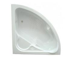 Aqua+ - baignoire acrylique d'angle 140x140 cm 222l - fany - Installations salles de bain