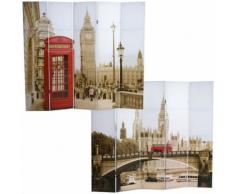 Paravent / 5 pans ~ motif London 180x200cm - Objet à poser