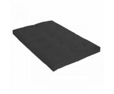 Matelas futon gris anthracite en coton 90x200 - Terre de Nuit - Futons