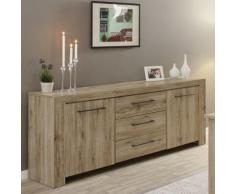 Nouvomeuble - Enfilade contemporaine couleur bois clair alena - Buffets