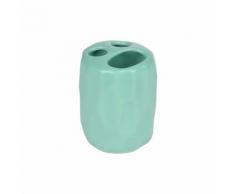 gobelet porte brosse dent origami ceramique sweet home vert menthe finition mate - Accessoires de bain