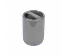 gobelet porte-brosse a dent ceramique vitamine anthracite - Accessoires de bain