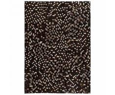 Homgeek Tapis Salon Vintage Rectangle 120 x 170 cm Carré Noir/Blanc d'extérieur/d'intérieur - Textile séjour
