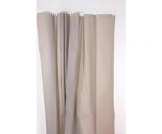 Rideau de douche Eva - 180 x 200 cm- Taupe - Accessoires de bain