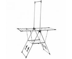 Séchoir pliant en acier inoxydable - Accessoires Lave linge/Sèche Linge