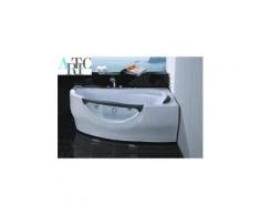 Baignoire d'angle balneo KYTHIRA, angle droit 160*100 cm - Installations salles de bain