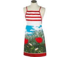 Tablier de cuisine Stripe Poppy rouge - Rideaux et stores