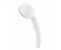 Pommeau de douche Technologie de suralimentation rotative Design à un bouton Universel Blanc - Accessoires salles de bain et WC