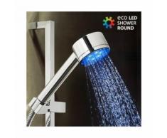 Pommeau de douche à lumière Eco Led - Pomme de douche haute pression pour salle de bain - Accessoires salles de bain et WC