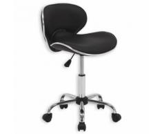 Chaise de bureau sur roulettes noir - Chaise