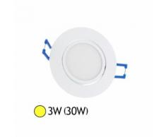 Spot LED 3W (30W) encastrable orientable Blanc chaud - Équipements électriques pour luminaire