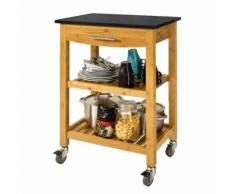 SoBuy® Chariot/Etagère de cuisine roulant,Desserte sur roulettes, FKW28-SCH FR - Dessertes de rangement
