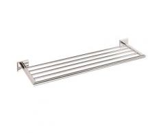 Etagère, Rack porte-serviette en chrome 65,5cmx 21,5cmx55cm4 - Accessoires salles de bain et WC