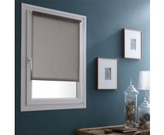 Store Enrouleur Tamisant Sans percer ni visser 42 x 170cm - Gris rose - Rideaux et stores