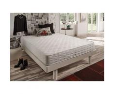 Matelas FOCUS 160x200 cm Naturalex coeur 100% mousse HR Blue Latex® bi-densité + 7 zones de confort Ferme - Matelas