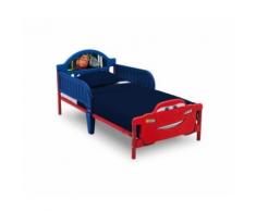 Cars - lit enfant cars 3d en metal - bleu et rouge - 70 x 140 cm - Cadre de lit