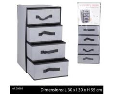 armoire colonne pliante pliable tissu tiroir rangement chambre salle de bain - Accessoires salles de bain et WC