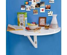 SoBuy® Table de salle à manger,table de cuisine pliable,table enfant, FWT10-W FR - Tables de cuisine