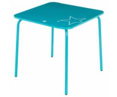 Table en métal Enfant - 48 x 48 cm. - Bleu lagon - Bureaux