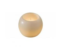Bougie LED en cire véritable pour l'intérieur Konstsmide 1964-100 blanc Ampoule LED blanc chaud 1 pc(s) - Bougeoir, bougie et senteur