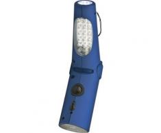 Baladeuse à LED FLEX à accu et câble de chargement pour voiture, Luminosité 60 faisceaux larges/18 faisceaux concentrés lm, Ø x Long. 50 x 220 mm - Éclairage de chantier