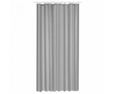 Rideau de douche Eva - 180 x 200 cm - Gris - Accessoires de bain