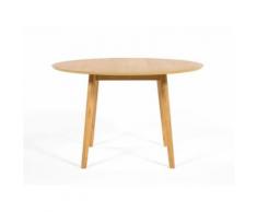 Table à manger ronde bois massif Diamètre 120cm NAGANO - Tables salle à manger