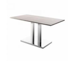 Table à manger design 150x80 Bois blanchi FILIA - Tables salle à manger
