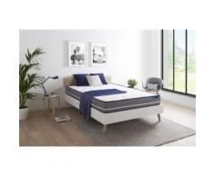 Matelas latex + mémoire de forme actilatex pur 200x200cm 3 zones de confort - Matelas