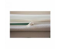 Matelas 135x190 Souple pour Literie électrique Latex Naturel 80 Kg/m3 - DEHOUSSABLE - 21 cm King of Dreams - Matelas